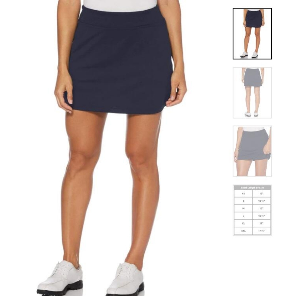 Women's PGA Tour Airflux Active Waistband Golf Skort Size M